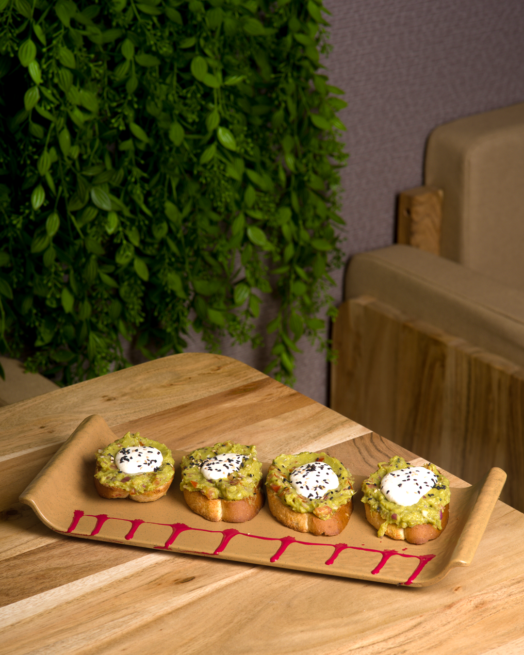 sesame avocado toast